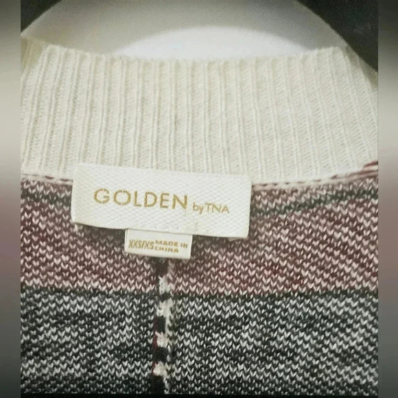 Aritzia Golden by TNA Roohan Poncho Sweater Alpaca Blend Ruana One Size  Pocket - Picture 3 of 12